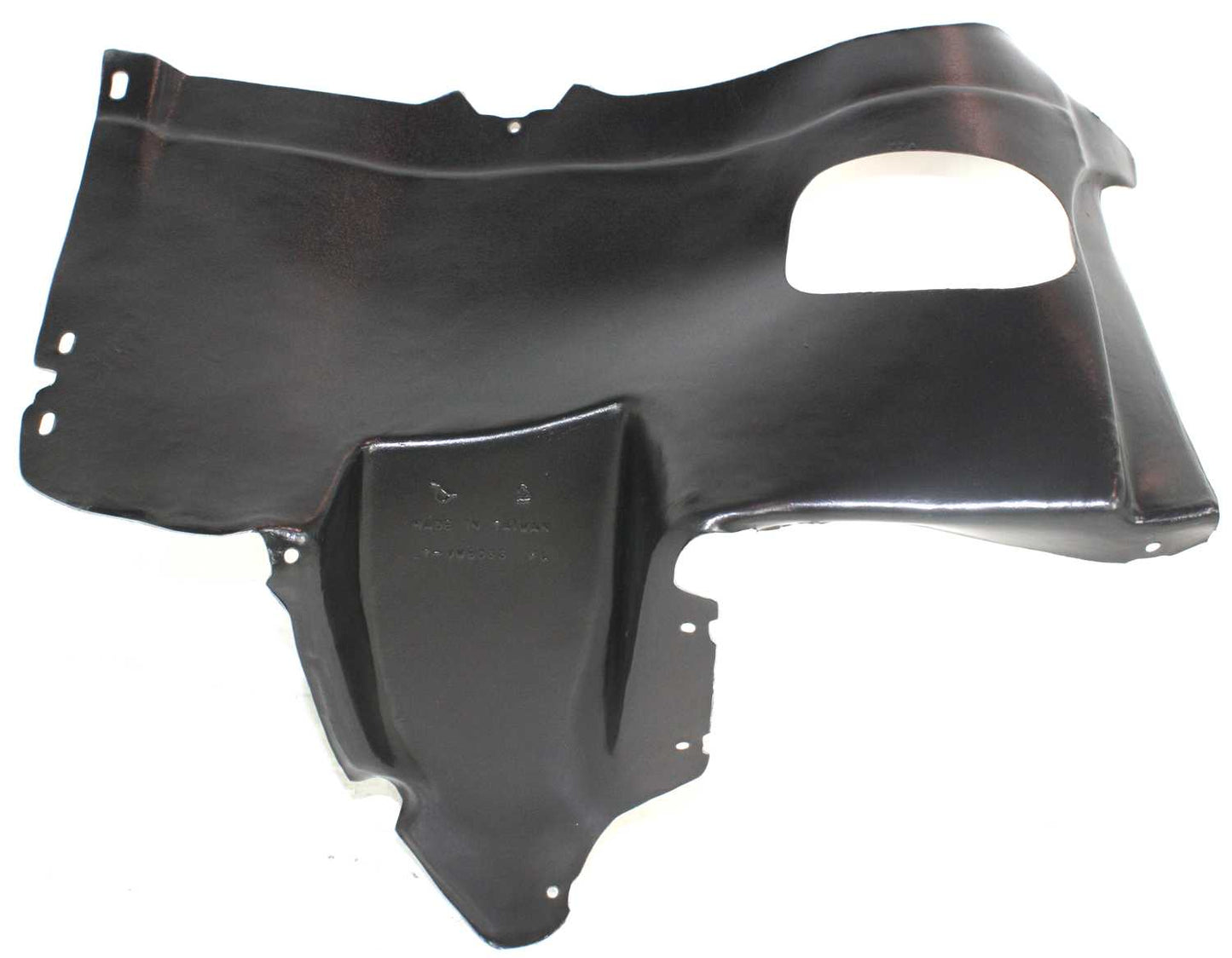 Front, Driver Side, Front Section Fender Liner, Manual Transmission