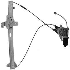 WL43107 Front, Passenger Side VDO OE Replacement Power Window Regulator, With Motor