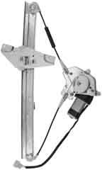 WL44022 Front, Passenger Side VDO OE Replacement Power Window Regulator, With Motor