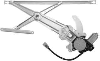 WL44086 Coupe Front, Driver Side VDO OE Replacement Power Window Regulator, With Motor