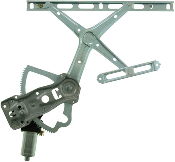 WL44243 Front, Driver Side VDO OE Replacement Power Window Regulator, With Motor