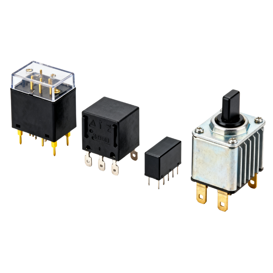 Switches, Relays, Wiring & Components