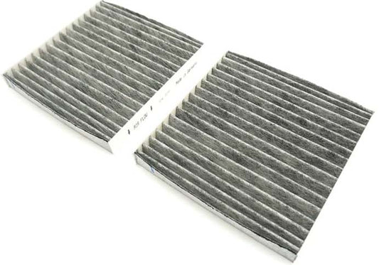 IF1214S Cabin Air Filter Set for Fresh Air (Activated Charcoal) - Replaces OE Number 64-31-9-312-318
