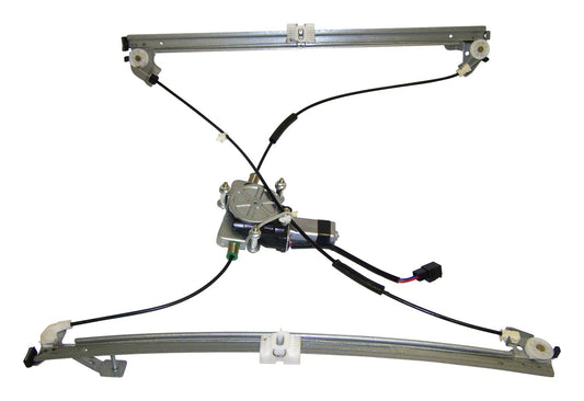 4675586AB Front, Passenger Side OE Replacement Series Power Window Regulator, With Motor