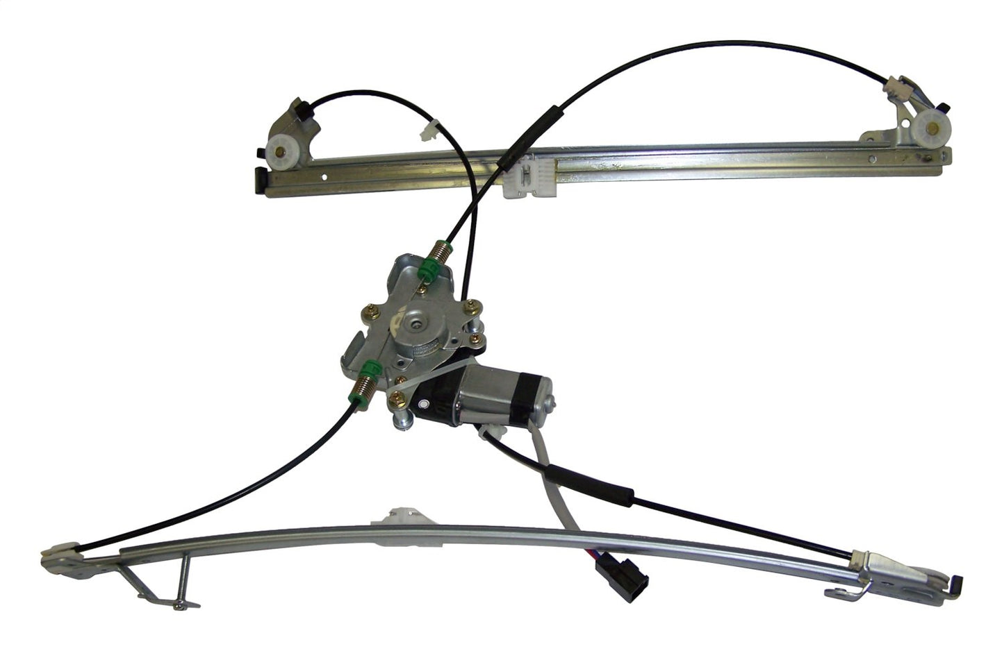 4675587AB Front, Driver Side OE Replacement Series Power Window Regulator, With Motor