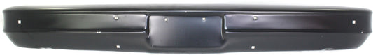 Front Bumper, Painted Black, Without Mounting Brackets, Without Molding Holes