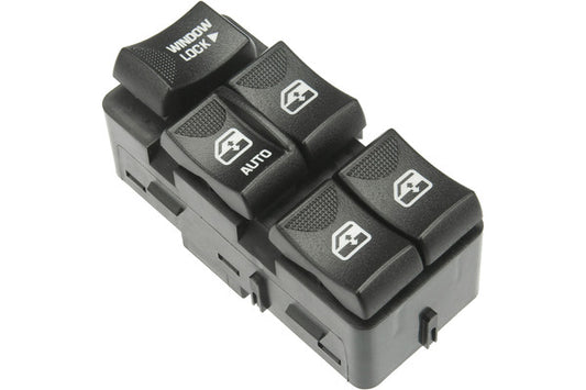 GM1315224 Front, Driver Side Window Switch Black