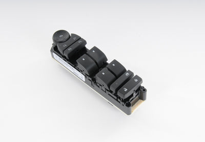 D1412H Front, Driver Side GM Original Equipment Series Window Switch Black 9 Buttons