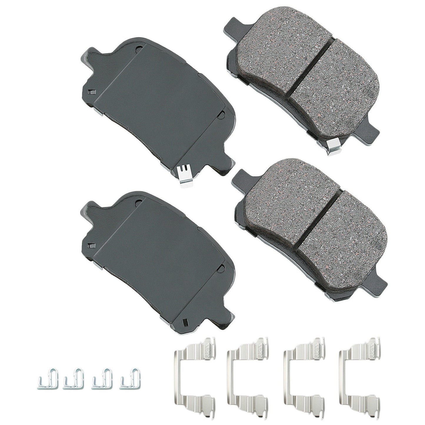 ACT707A Front Pro-ACT Series Ceramic Brake Pad Set