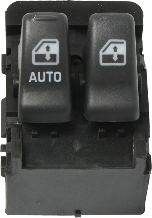 Front, Driver Side Window Switch, Black, 2-Button, 6 Cyl., 3.4L Engine