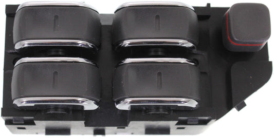 Front, Driver Side Window Switch, Black, 5-Button, 8 Cyl., 4.6L Engine