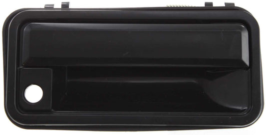 Tailgate Handle, Smooth Black, Metal, Does Not Include Mounting Hardware, Mounted On Fold-down Gate