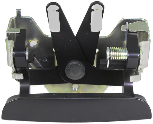 Tailgate Handle, Smooth Black Plastic Without Camera Hole Without Key Hole