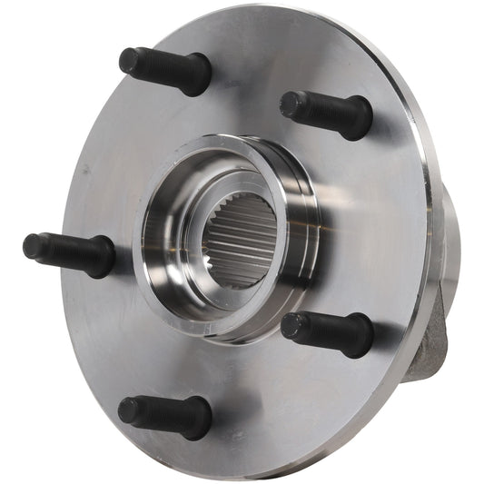 Front, Driver or Passenger Side Wheel Hub, With Bearing, 5 x 5.5 in. Bolt Pattern