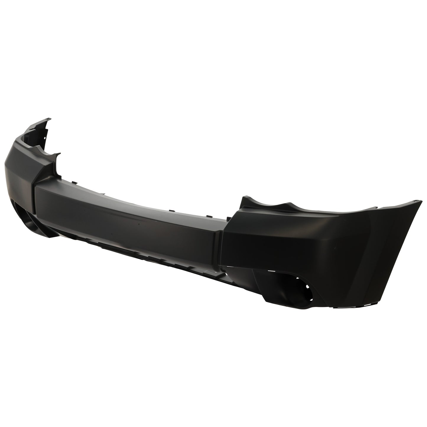 Front Primed Bumper Cover, Except SRT-8 Model, With Fog Light Holes, Without Parking Aid Sensor Holes and Molding Holes