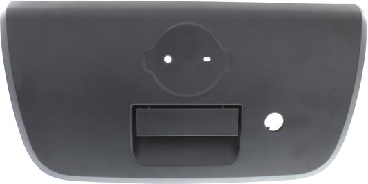 Tailgate Handle, Textured Black Plastic Without Camera Hole With Key Hole