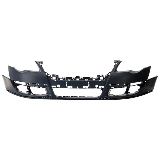 Front Primed Bumper Cover, Without Park Assist, Park Sensor and Headlight Washer Holes