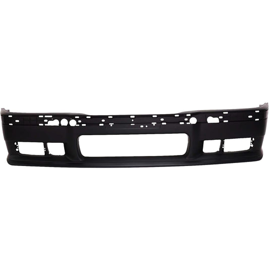 Front Primed Bumper Cover, Coupe/Sedan, With Apron, Bumper Filler Not Included