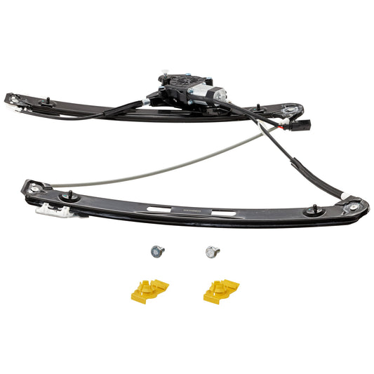 Front, Passenger Side Window Regulator, Power, With Motor, E46 Body, Sedan/Wagon, Base Model