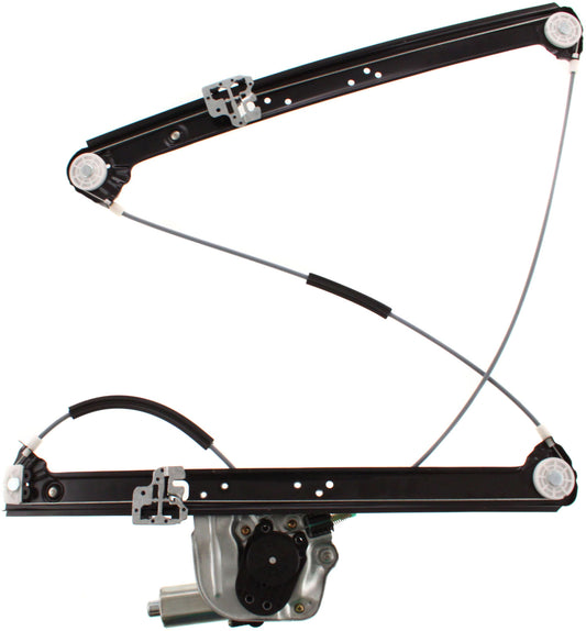 Front, Passenger Side Power Window Regulator, With Motor