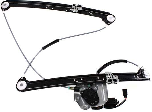 Front, Driver Side Power Window Regulator, With Motor
