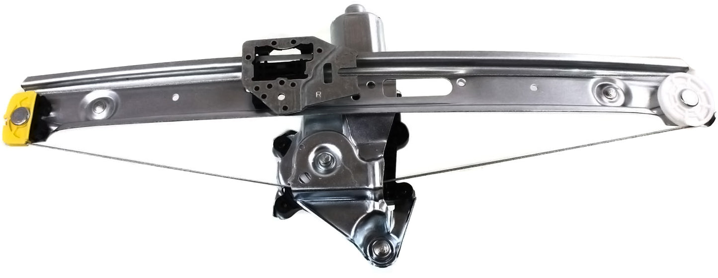 Rear, Passenger Side Window Regulator, Power, With Motor, E46 Body, Sedan/Wagon