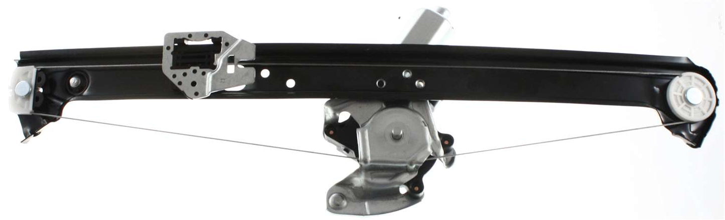 Rear, Passenger Side Power Window Regulator, With Motor