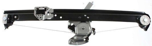 Rear, Passenger Side Power Window Regulator, With Motor