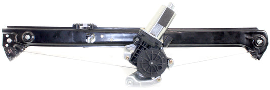 Rear, Driver Side Power Window Regulator, With Motor