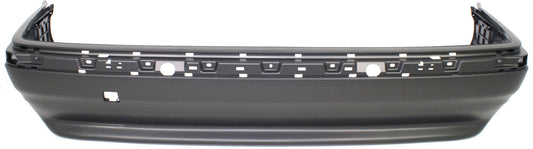 Rear Primed Bumper Cover, Without Park Distance Control, With Molding Holes