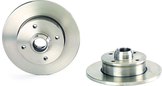 08.5005.14 Rear, Driver or Passenger Side Brake Disc, Plain Surface, Solid, 4 Lugs, 226 mm, Premium UV Coated Series