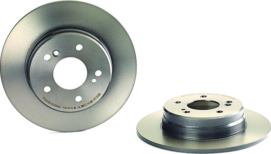08.5178.31 Rear Brake Disc, Plain Surface, Solid, 5 Lugs, 278 mm, Premium UV Coated Series