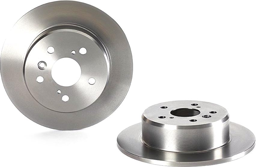 08.9179.10 Rear, Driver or Passenger Side Brake Disc, Plain Surface, Solid, 5 Lugs, 288 mm, Premium UV Coated Series