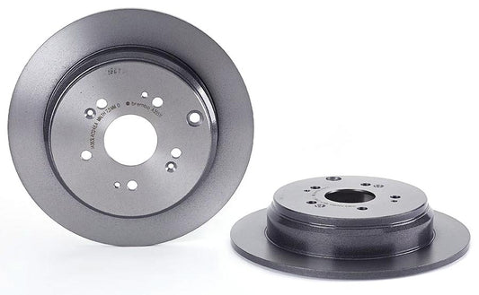 08.A355.11 Rear Brake Disc, Plain Surface, Solid, 5 Lugs, 305 mm, Premium UV Coated Series