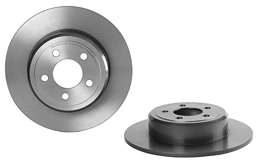 08.A403.11 Задний тормозной диск, со стороны водителя или пассажира, гладкая поверхность, цельный, 5 выступов, 320 мм, серия Premium UV-покрытие