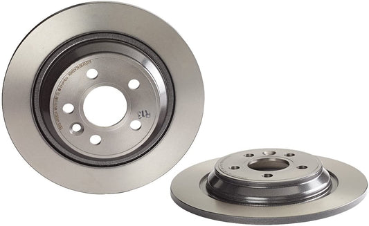 08.A537.11 Задний тормозной диск, гладкая поверхность, цельный, 5 болтов, 302 мм, серия Premium UV с покрытием