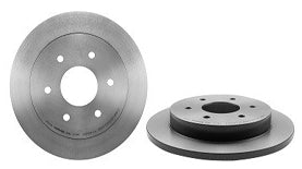 08.B449.11 Rear Brake Disc, Plain Surface, Solid, 5 Lugs, 319.5 mm, Premium UV Coated Series