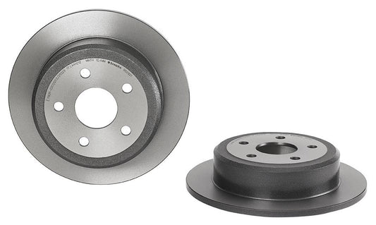 08.B529.21 Rear Brake Disc, Plain Surface, Solid, 5 Lugs, 316 mm, Premium UV Coated Series