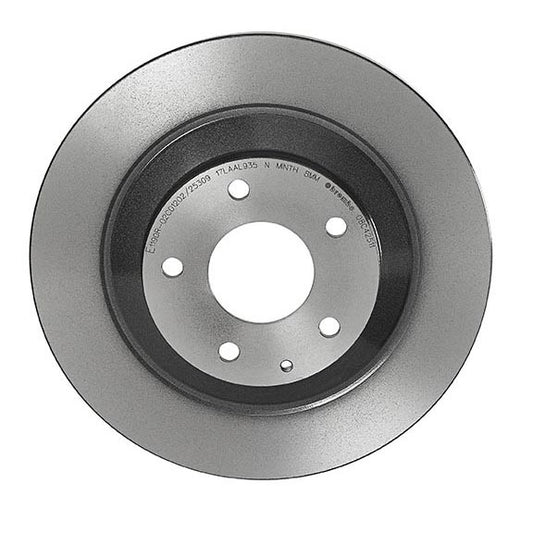 08.C425.11 Brembo Rear Brake Disc, 2-Wheel Set, Plain Surface, Solid, 5 Lugs, 303 mm Disc Diameter, Premium UV Coated Series
