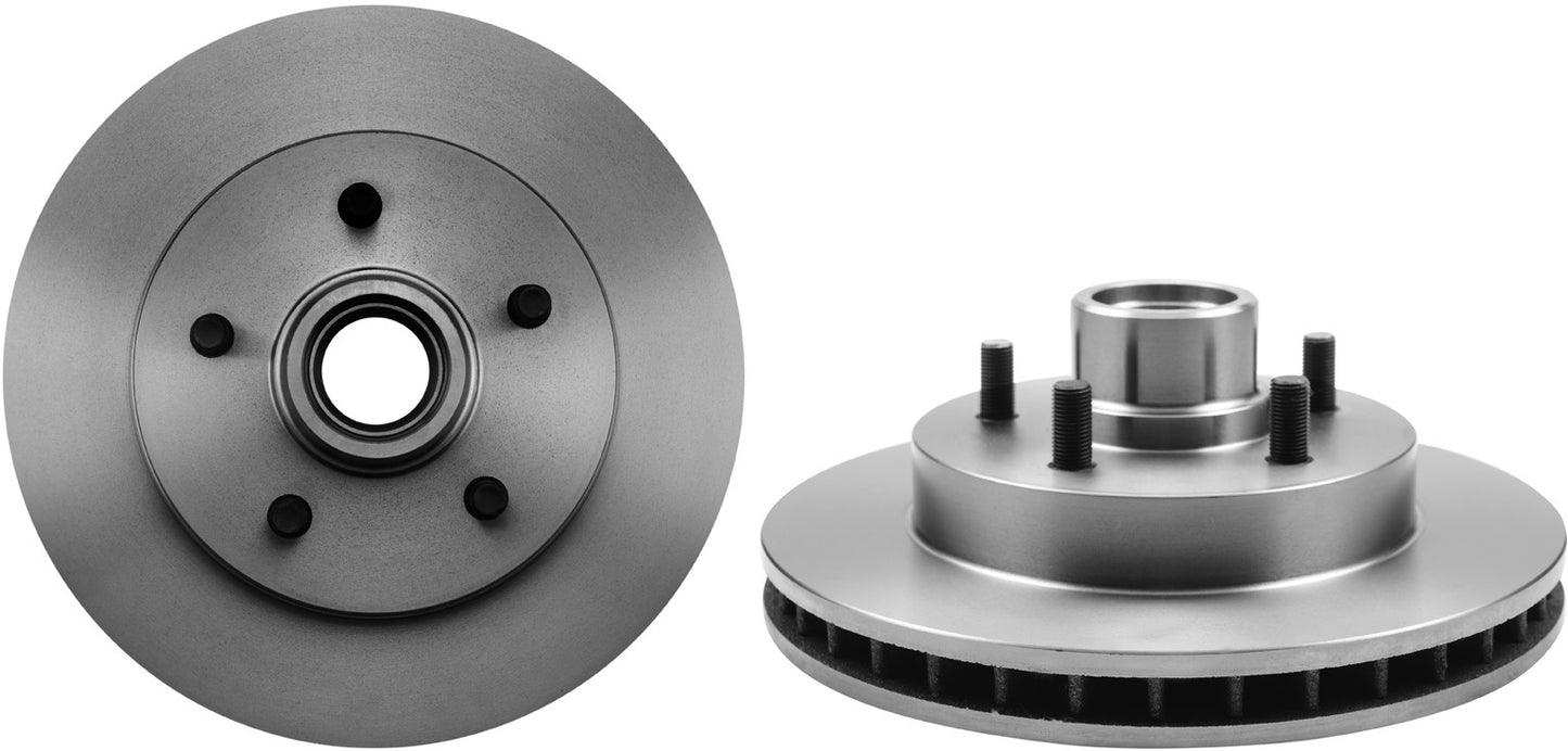 09.7513.80 Front, Driver or Passenger Side Brake Disc, Plain Surface, Vented, 5 Lugs, 295 mm, Premium UV Coated Series