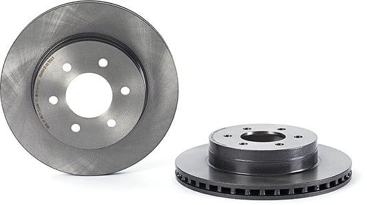 09.7650.11 Front Brake Disc, Plain Surface, Vented, 6 Lugs, 287 mm, Premium UV Coated Series