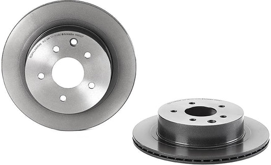 09.8969.21 Задний тормозной диск со стороны водителя или пассажира, гладкая поверхность, вентилируемый, 5 болтов, 292 мм, серия Premium UV-покрытие