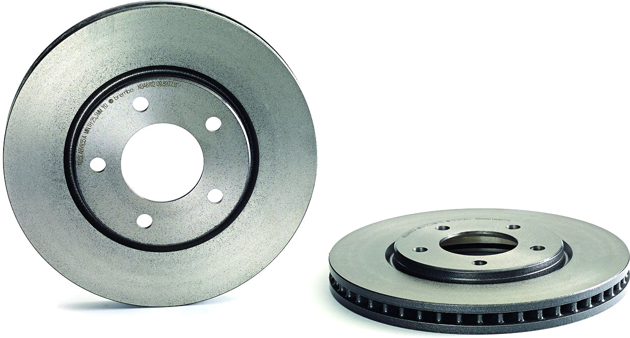 09.8977.11 Front Brake Disc, Plain Surface, Vented, 5 Lugs, 281 mm, Premium UV Coated Series