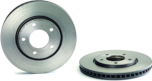 09.8977.11 Front Brake Disc, Plain Surface, Vented, 5 Lugs, 281 mm, Premium UV Coated Series