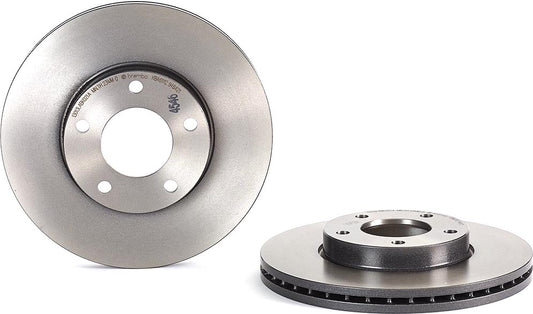 09.9464.21 Front Brake Disc, Plain Surface, Vented, 5 Lugs, 278 mm, 2.0L, 4Cyl, Premium UV Coated Series