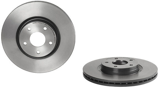 09.9468.31 Front Brake Disc, Plain Surface, Vented, 5 Lugs, 300 mm, Premium UV Coated Series