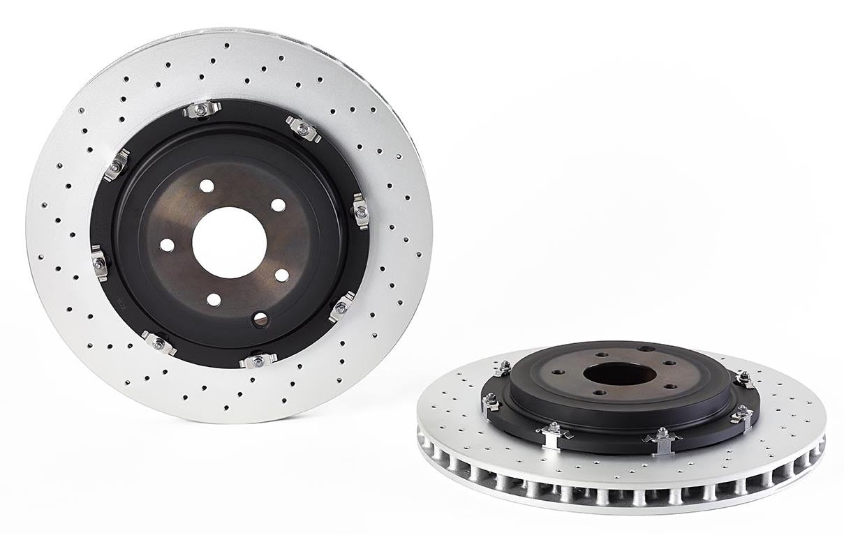 09.A190.13 Rear Brake Disc, Cross-Drilled, Vented, 5 Lugs, 380 mm, 3.8L, 6Cyl, Premium UV Coated Series