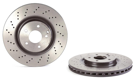 09.A448.21 Front Brake Disc, Cross-Drilled, Vented, 5 Lugs, 330 mm, Premium UV Coated Series