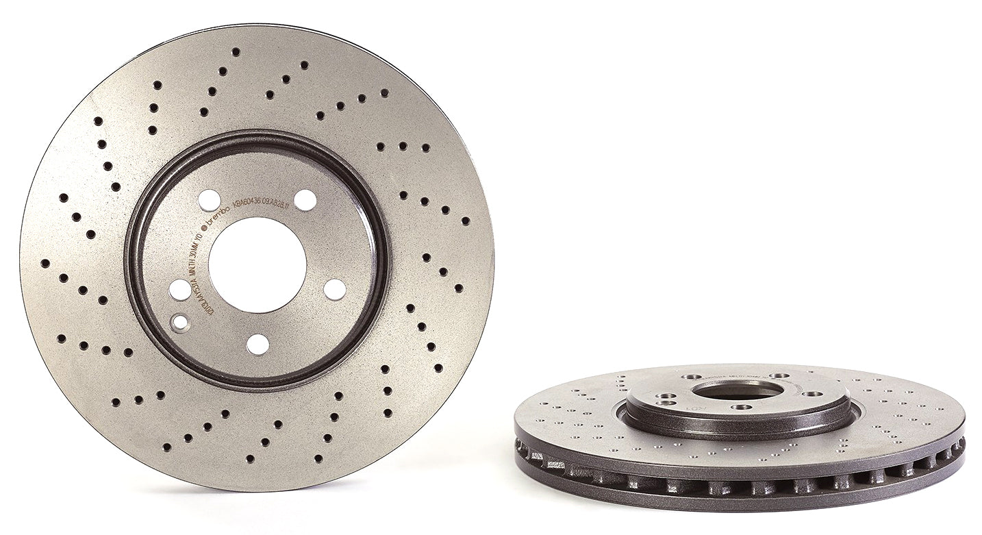 09.A828.11 Передний тормозной диск, перфорированный, вентилируемый, 5 болтов, 330 мм, серия Premium UV с покрытием