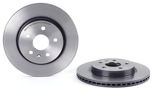 09.A972.11 Rear, Driver or Passenger Side Brake Disc, Plain Surface, Vented, 5 Lugs, 315 mm, Premium UV Coated Series
